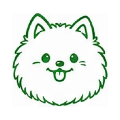 Grass green ink color swatch for the personalized pet travel memory stamp