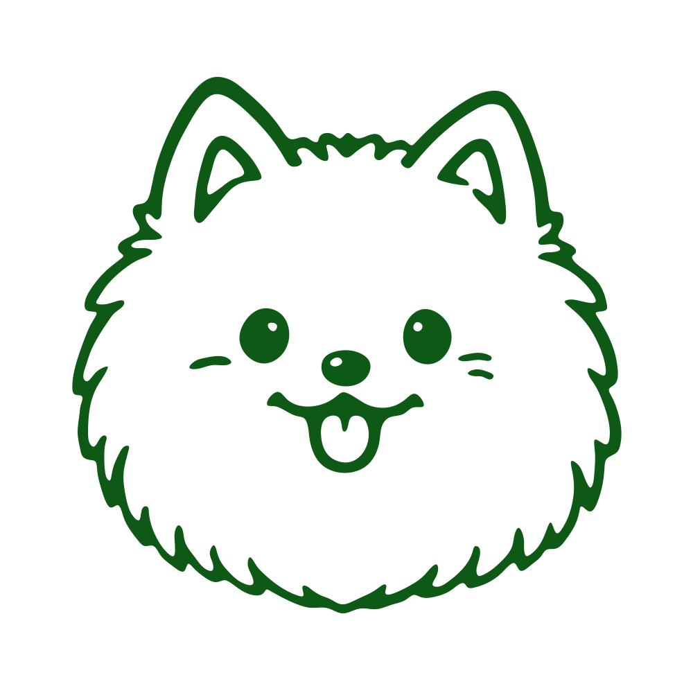 Grass green ink color swatch for the personalized pet travel memory stamp