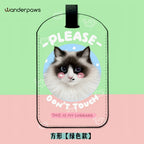 Custom Dog & Cat Luggage Tag with Pet Photo   Personalized Travel Bag Tag