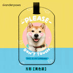 Custom Dog & Cat Luggage Tag with Pet Photo   Personalized Travel Bag Tag