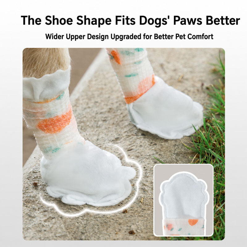 Waterproof Dog Boots Disposable Paw Covers for Rainy Walks and Travel