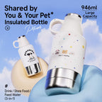 Shared Hydration on the Go: The 2-in-1 Insulated Bottle for You and Your Dog