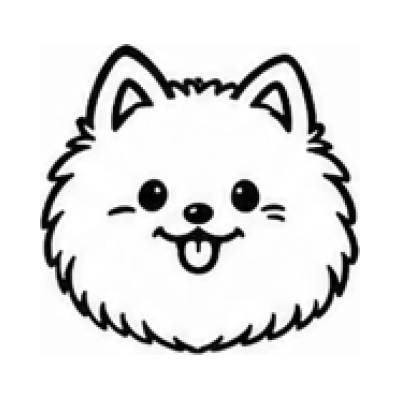Black ink color swatch for the personalized pet travel memory stamp