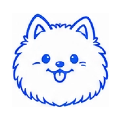 Blue ink color swatch for the personalized pet travel memory stamp