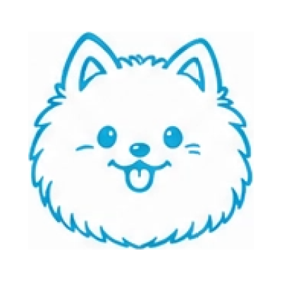 Cyan ink color swatch for the personalized pet travel memory stamp