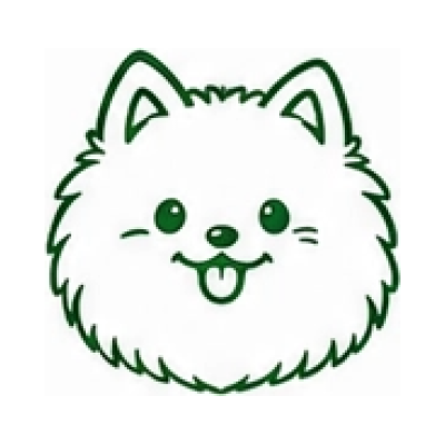 Green ink color swatch for the personalized pet travel memory stamp