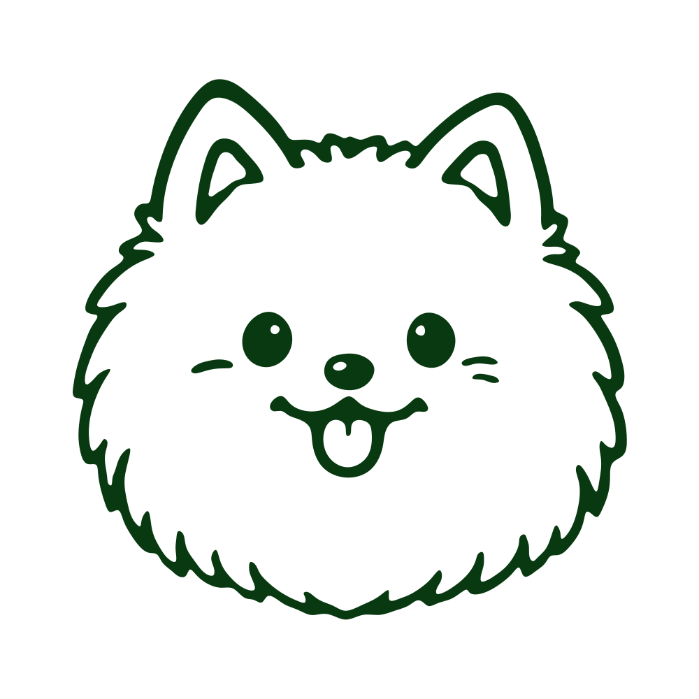 Green ink color swatch for the personalized pet travel memory stamp