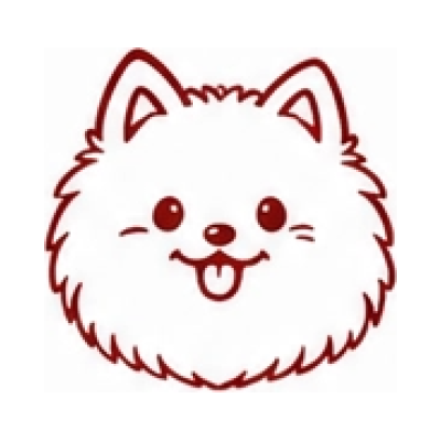 Dark red ink color swatch for the personalized pet travel memory stamp