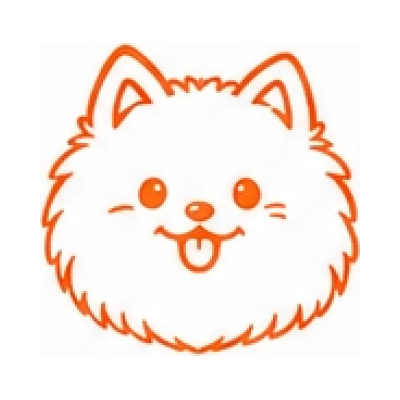 Orange ink color swatch for the personalized pet travel memory stamp
