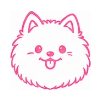 Light pink ink color swatch for the personalized pet travel memory stamp