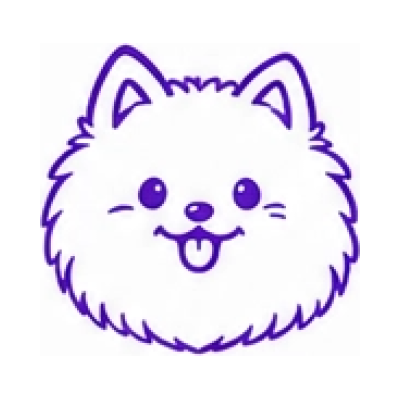 Purple ink color swatch for the personalized pet travel memory stamp
