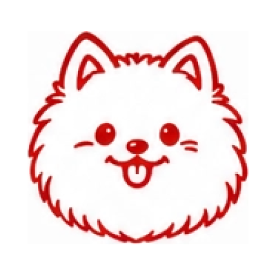 Red ink color swatch for the personalized pet travel memory stamp