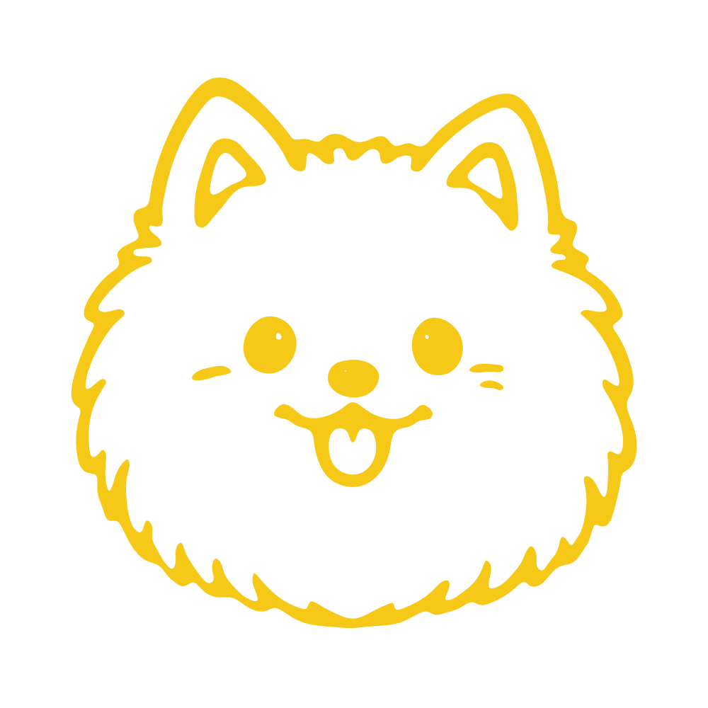 Yellow ink color swatch for the personalized pet travel memory stamp